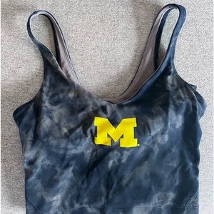 Lululemon University of Michigan align tank top